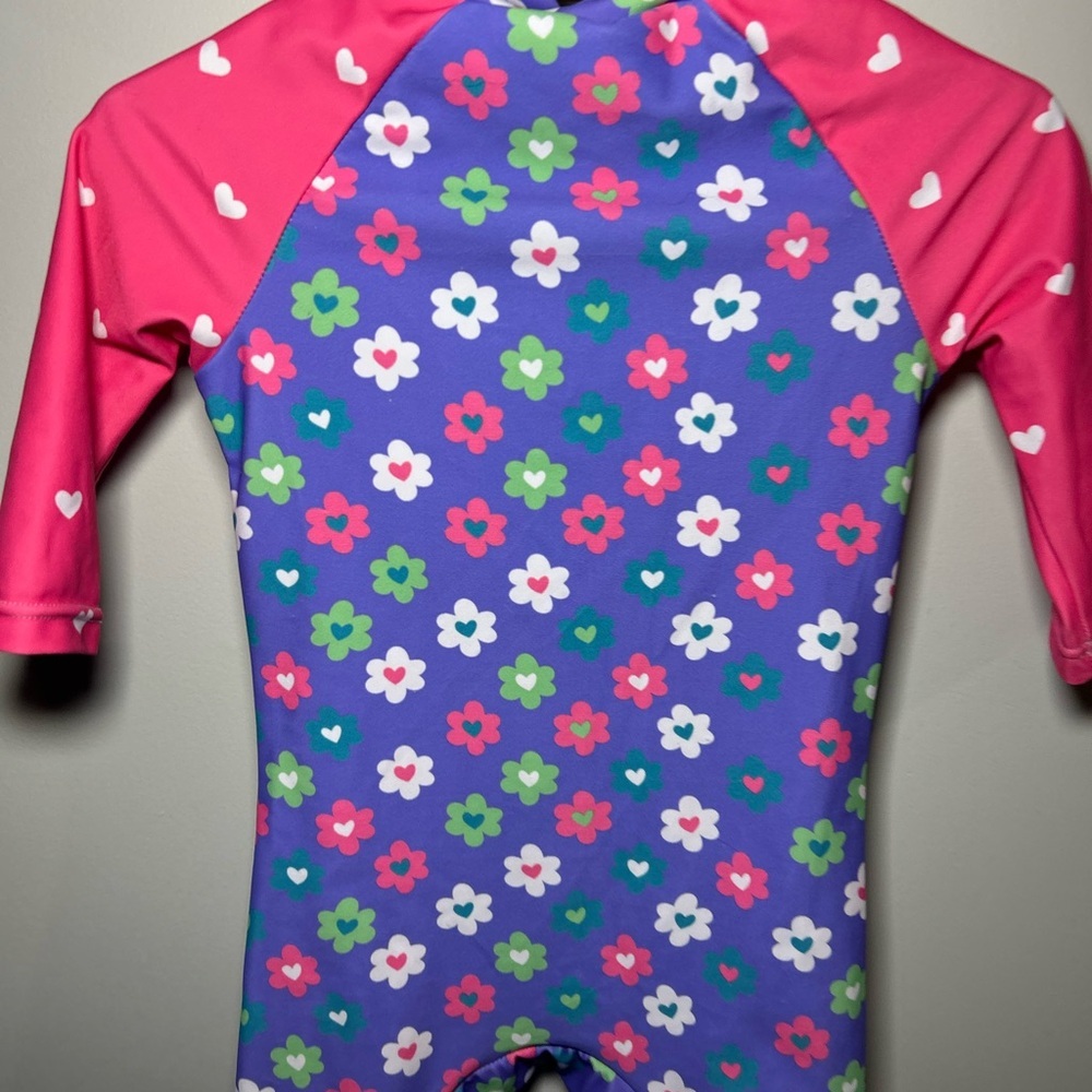 5 For $30 Floral Kids Rashguard in Pink and Blue - Picture 8 of 10